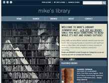 Tablet Screenshot of mikeslibrary.com